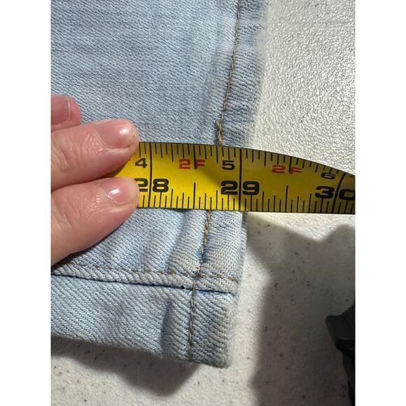 Levis 725 High Rise Bootcut Jeans Women 32 Light Wash Denim Cowgirl D21 - Picture 7 of 7